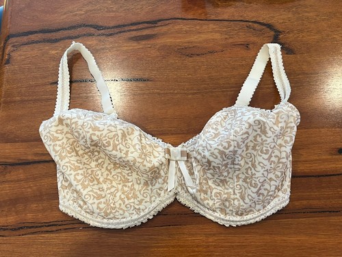 Fauve Cream Lace Bra - Full Cup - Size 36G