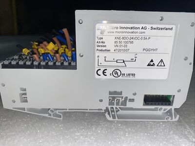 Micro Innovation AG XNE 8D0 Analog Input Module w/Terminal Block