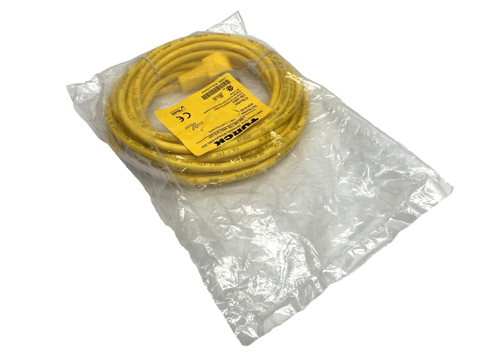 Turck WSM 40-6M Single-Ended MiniFast Male 4-Pin Cordset U99-16841