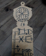 Scandinavian Wall Decor Norway Antique Style Handmade Historical Calendar Stick