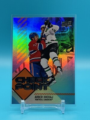 Arber Xhekaj 2024-25 Upper Deck Series 1 Check Point #CP-16 Montreal Canadiens