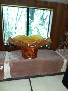 Burnt Orange Carnival Glass Ebay ebay