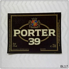 Porter 39 Beer Label (BL17)