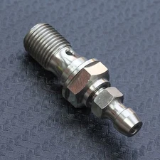 Titanium Front Brake Caliper Banjo Bolt & Bleeder for BMW S1000RR 2008-25