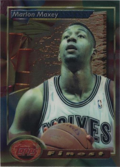 1993-94 Topps Finest - Marlon Maxey #185 - 1 of 2