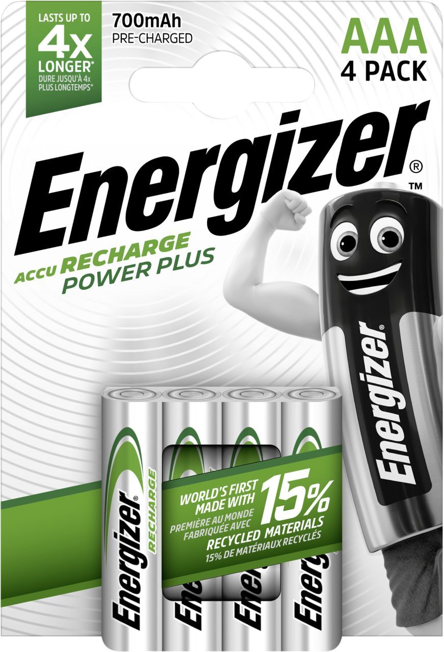 Thumbnail - Energizer Nimh Akku Power Plus Micro Aaa 700 Mah 4er Pack Akku