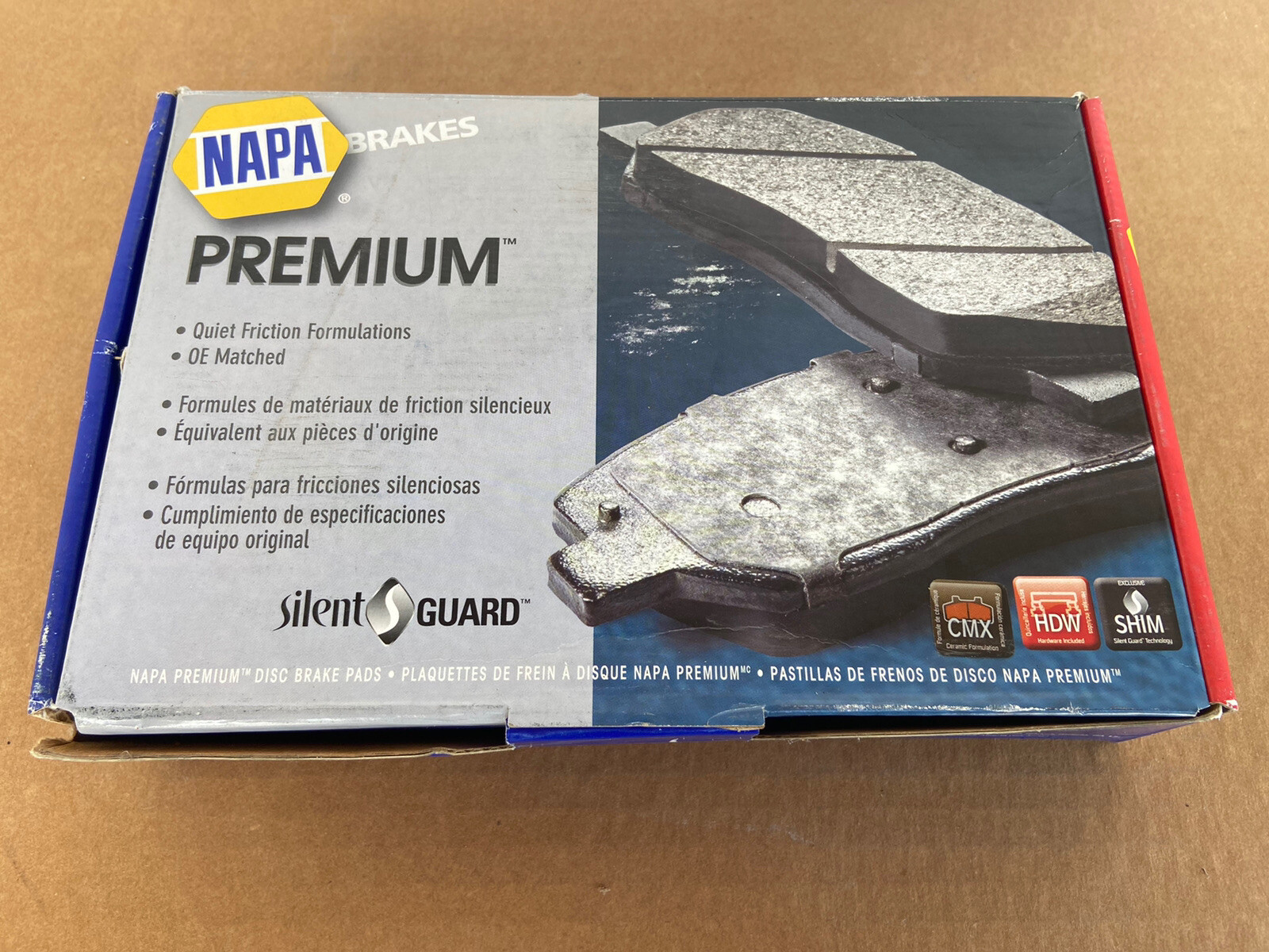 NAPA Premium Front Brake Pads Ceramic SS7877X (OR1) D976 eBay