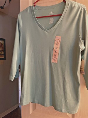 st johns bay v neck tee size PL | eBay