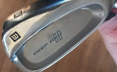 Wilson Deep Red II 6 Eisen Fat Schaft Step Control Regular Stahl Golfschläger