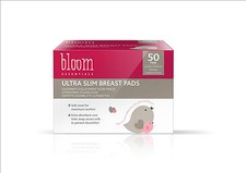 Bloom 50pcs Breast Pads Ultra Slim Maternity Disposable Nursing Breastfeeding