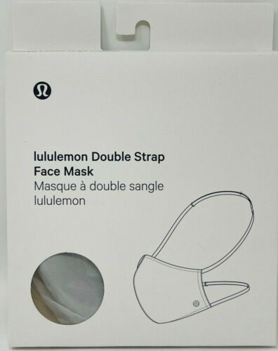 Lululemon Double Strap Adjustable Face Mask Silver Spoon - Picture 2 of 2