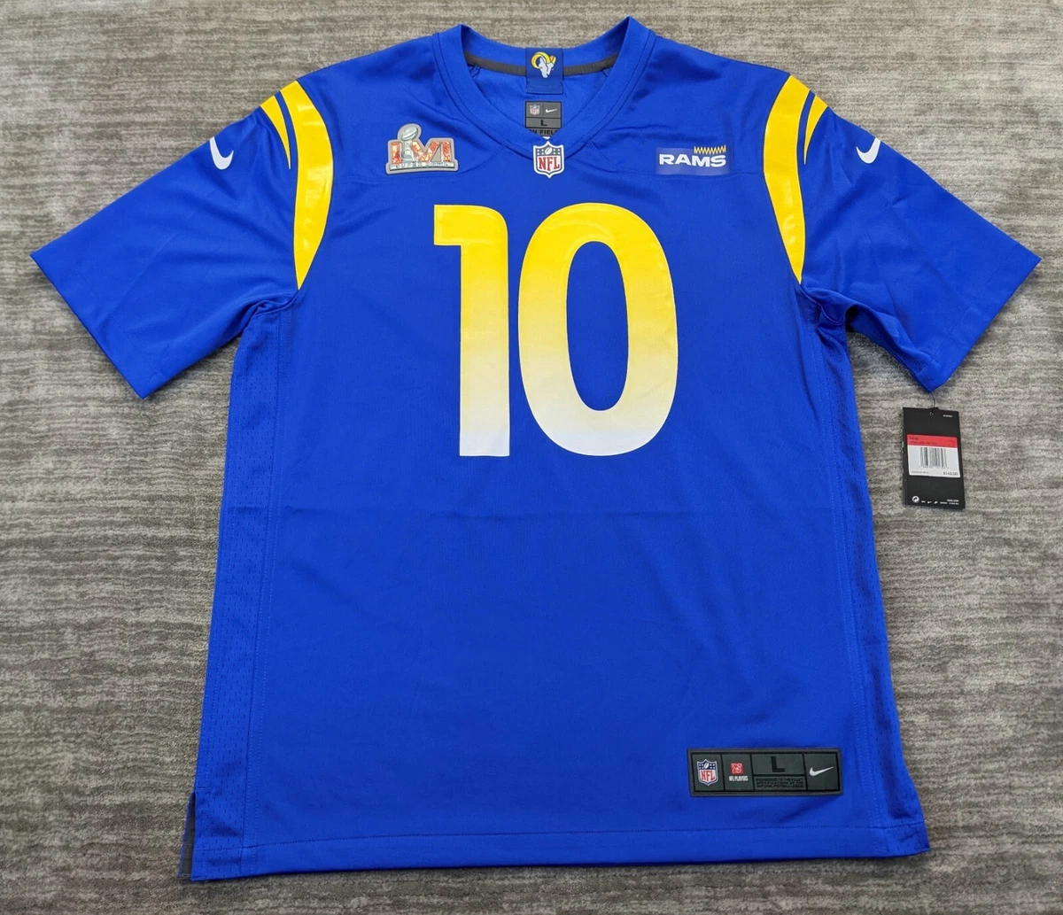 Nike Los Angeles Rams Cooper Kupp Super Bowl LVI Jersey NWT Size Large