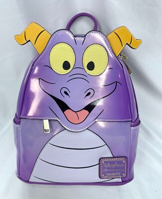 Disney Parks Loungefly Figment Purple Backpack Purse Epcot  display picture 3
