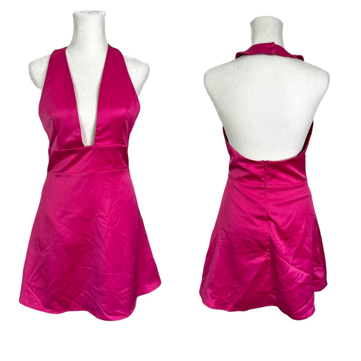 NWOT Revolve About Us Esther Halter Mini Dress Pink Women S NWOT Revolve About Us Esther Halter Mini Dress Pink Women S