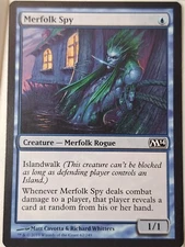 Merfolk Spy - Magic 2014 Core Set M14 - Magic the Gathering MTG Nice!