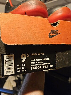 1997 Nds Air Jordan Jumpman Pro 9.5 Bulls | eBay