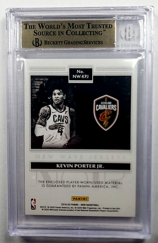 2019-20 Panini Noir New Wave Jersey Prime #8 Kevin Porter Jr. /25 BGS 9.5 POP 1 - Picture 2 of 2