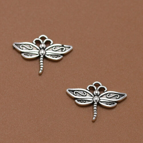 20PCS Dragonfly Charms for Bracelet Necklace Making DIY - Afbeelding 1 van 12