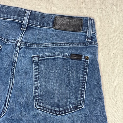 7 For All Man Kind Slimmy Jeans 29 Luxe Performance Mens Stretch Dark Wash denim - Picture 5 of 10