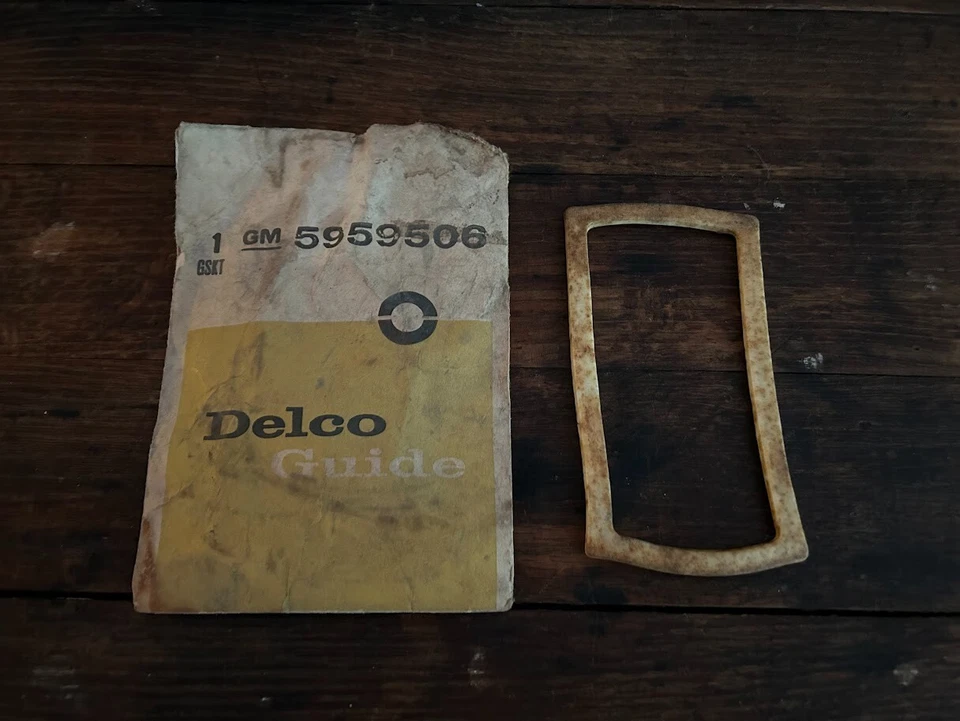 Nuevo de Lote Antiguo GM Delco Guide 1967 Chevrolet Caprice Impala Lámpara de Estacionamiento Luz Lente Junta Foto 2 de 2
