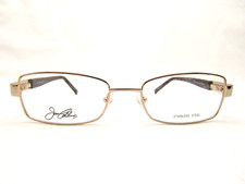 Joan Collins 9745 Gold/Brown 53 x 18 135 mm Petite Eyeglass Frame