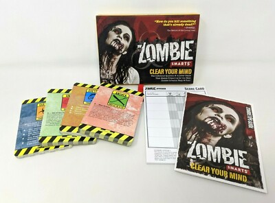 New Zombie Smarts Clear Your Mind Question & Answer Card Game FP20