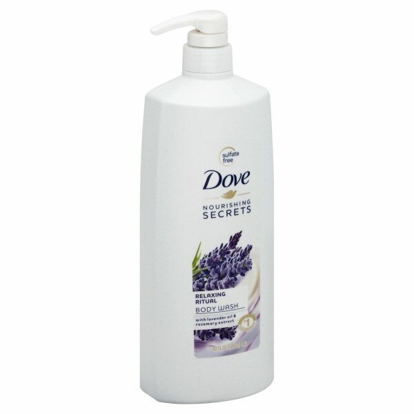 dove body wash lavender
