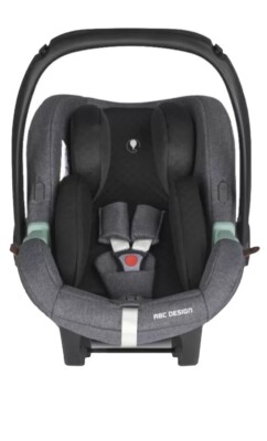 ABC Design Babyschale Tulip i-size Gruppe 0+, Modell Asphalt Grau NEU & OVP