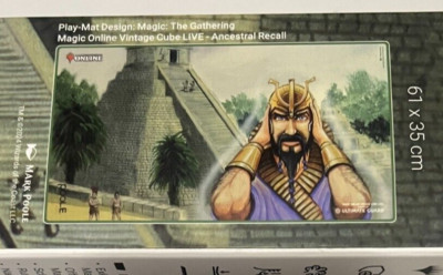Ancestral Recall  プレイマット MTG Ancestral Recall - Hand Drawn & Signed by the Artist - MTG