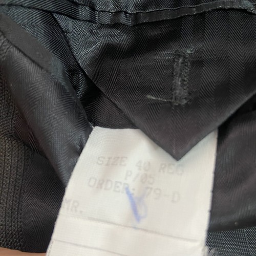 Stafford Men’s Suit 40 Regular Black 100% Wool Single Breasted Two Piece Set - Picture 6 of 17
