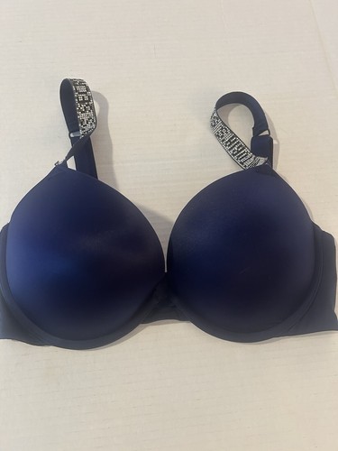 Victoria's Secret Fashion Show Very Sexy crystals Straps embellished bra 32DD - Picture 3 of 14