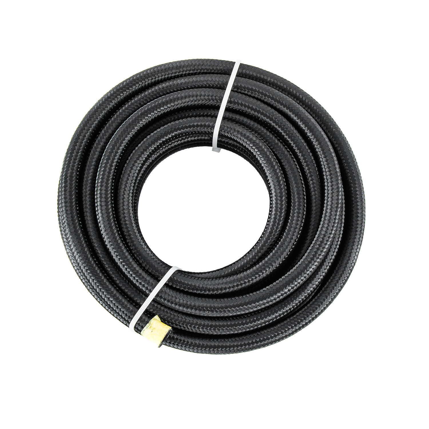 20FT 4AN Fuel Line Braided Fuel Line Hose Oil Feed Line Nylon CPE 20FT Black