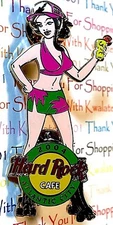 Hard Rock Cafe Atlantic City Pin Girls of Summer #2 2004 HRC AC LE NEW # 23083
