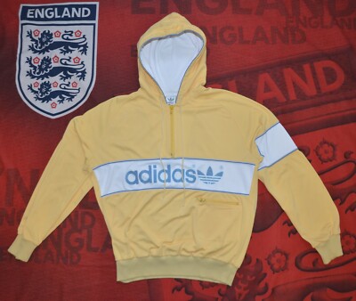 Vintage 80s Adidas Women Tracksuit Hoodie Size US L Made In West