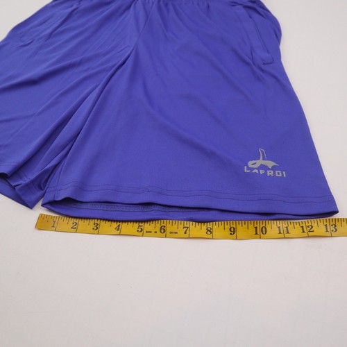 LAFROI Herren Fitness Training schnelltrocknend lockere Passform Shorts, lila, M - Bild 5 von 10