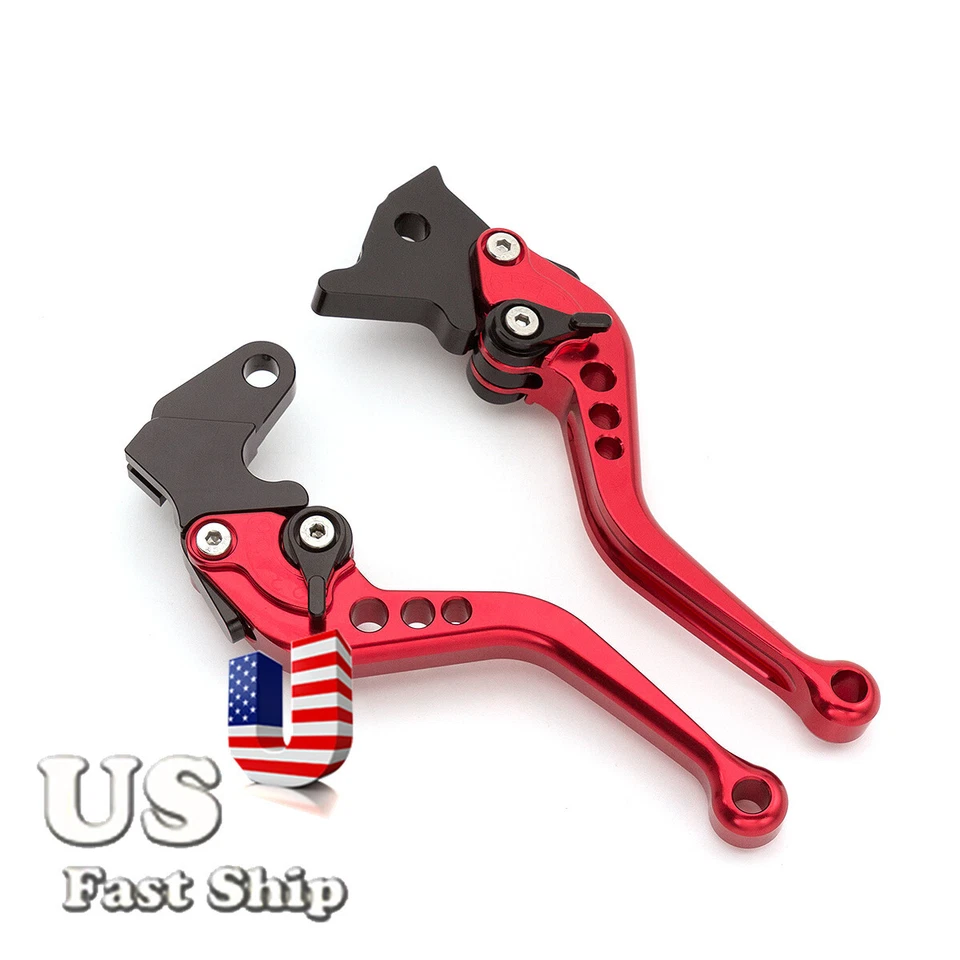 Palanca de freno de embrague corto CNC para CBR900RR 1993-1999 CB919 2002-2007 03 04 05 EE. UU. Foto 2 de 4