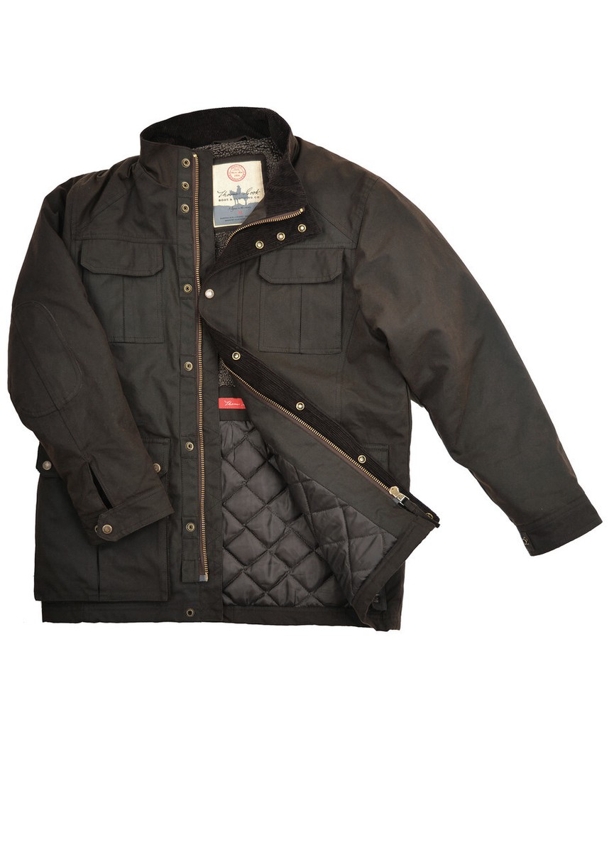 Thomas Cook Tarcutta Mens Oilskin Jacket Australia