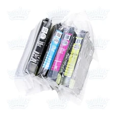 4pk Genuine Epson 200XL High Yield Black & Color Ink XP310 XP400 WF2530 WF2540