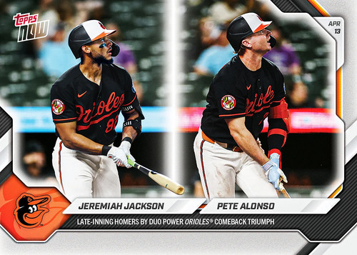 2026 Topps Now 77 Jeremiah Jackson / Pete Alonso