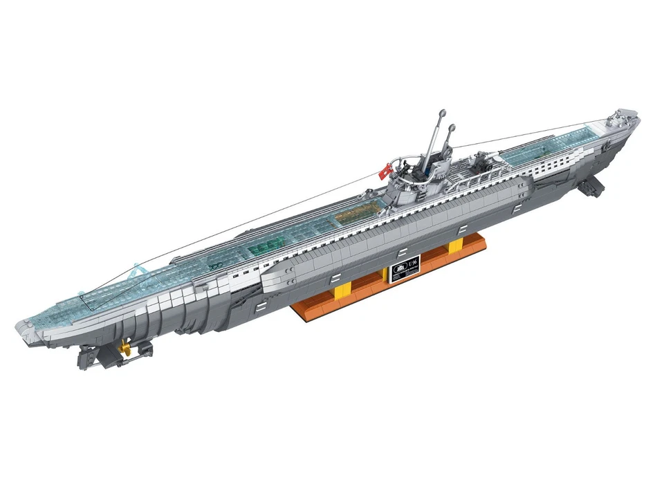 U-Boot U96 "Das Boot" Brick System Klemmbausteine 6483 Teile 120cm Revell 00960 - Bild 2 von 4