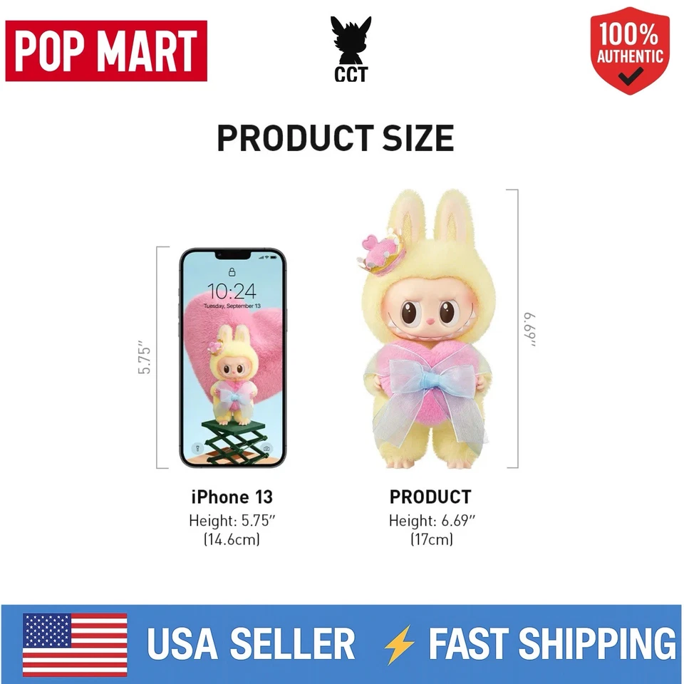 *USA *AUTHENTIC POP MART LABUBU THE MONSTERS - Let's Checkmate Queen Keychain - Image 2 of 4