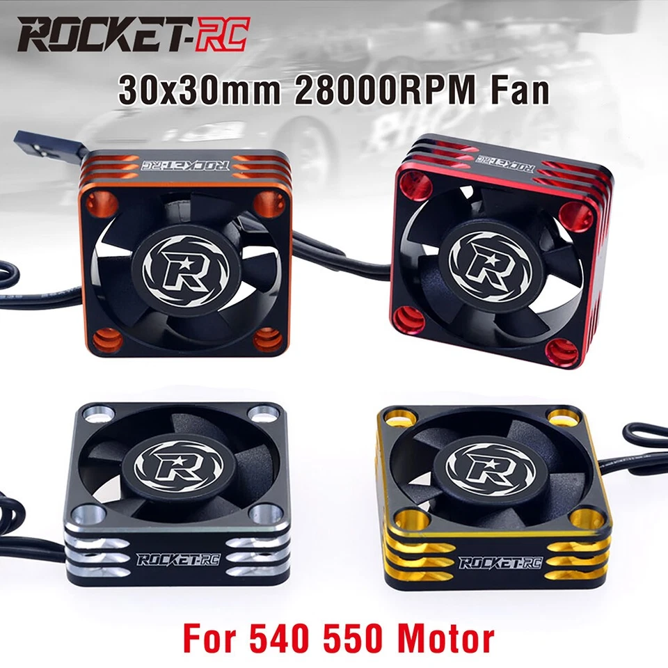 SURPASS HOBBY Cooling Fan 28000RPM Heat Dissipation Cooling Fan for 540 Motor - Image 2 of 4