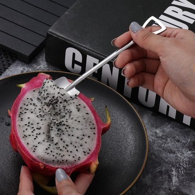 Stainless Steel Spade Dessert Spoon Domstic Use Multifunctional Fruit Cake AKZT