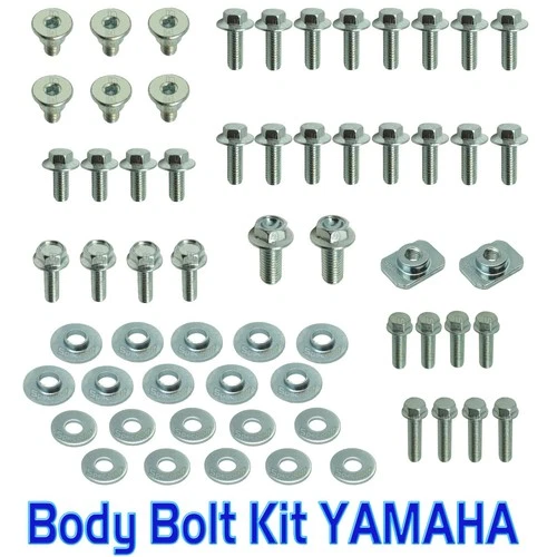 62pc YZ YZF WR Body Bolt Kit SPECBOLT Yamaha Plastic Seat Fender Fork Guard Tank