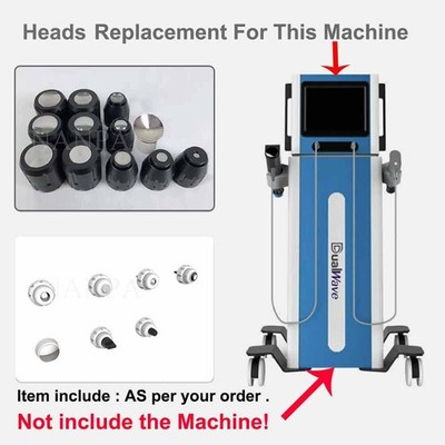 1 Set Shockwave Heads Replacement Part For Dual Wave Shock Wave Therapy Machine