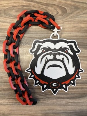 University of Georgia Bulldogs 3-D printed hype chain
