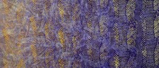 1 Yard Cut of Lunn Fabric Texture Stripe Ombre Batik 100 Cotton 3549 Grape
