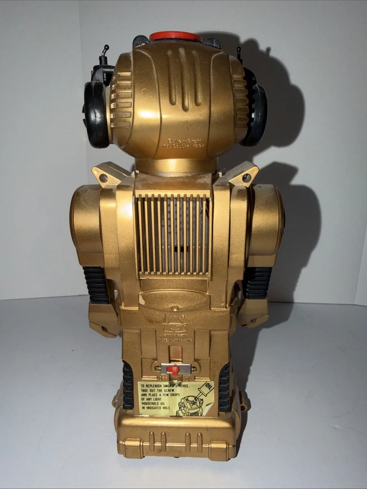 Magic Mike Robot 2002 2 Model B 1980s No 1165 Gold - Untested - Image 3 of 4