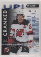2022-23 Upper Deck Synergy Cranked Up Blue 208/249 Nikita Okhotyuk Okhotiuk 1e2p
