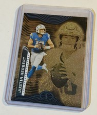 JUSTIN HERBERT - 2022 Panini Illusions STARDUST SPARKLE Parallel SP - Chargers